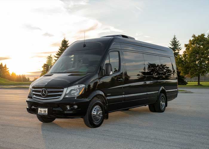 15 Passenger Mercedes Sprinter Van luxury limo rental in Halton Hills