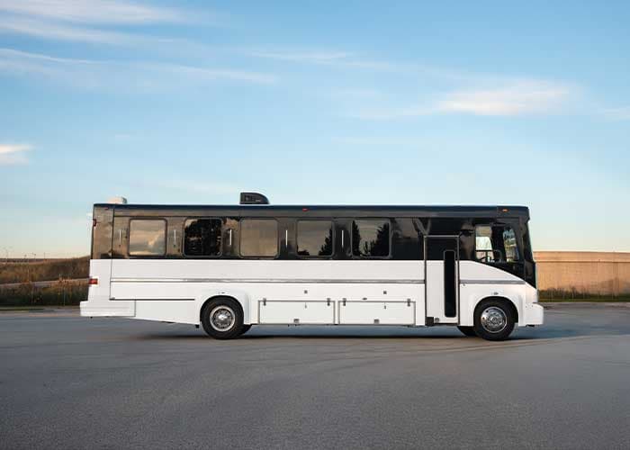 27/30 Passenger Party Bus luxury limo rental in Halton Hills